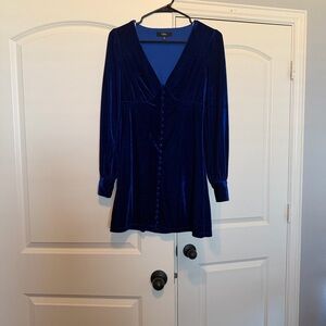 LuLu’s Blue Velvet Dress